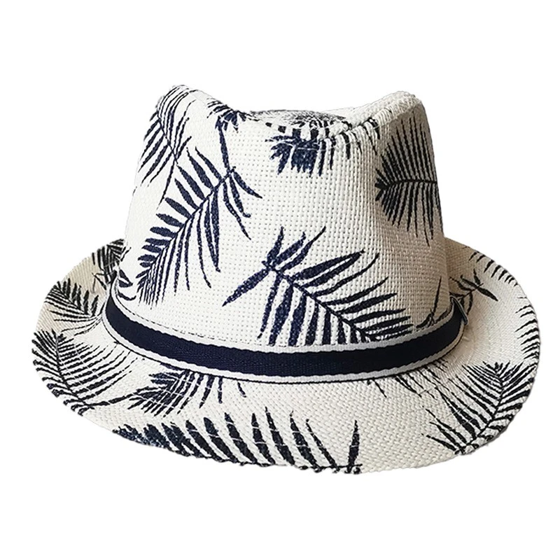 Mens Straw Fedora