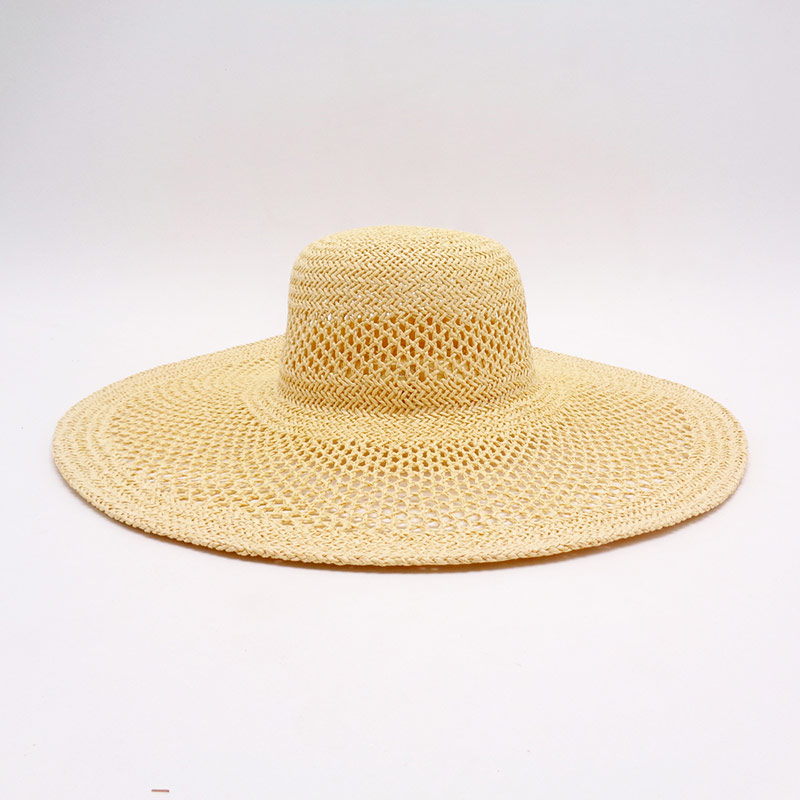 Siste fransk stil Hollow out Lady Beach Hat