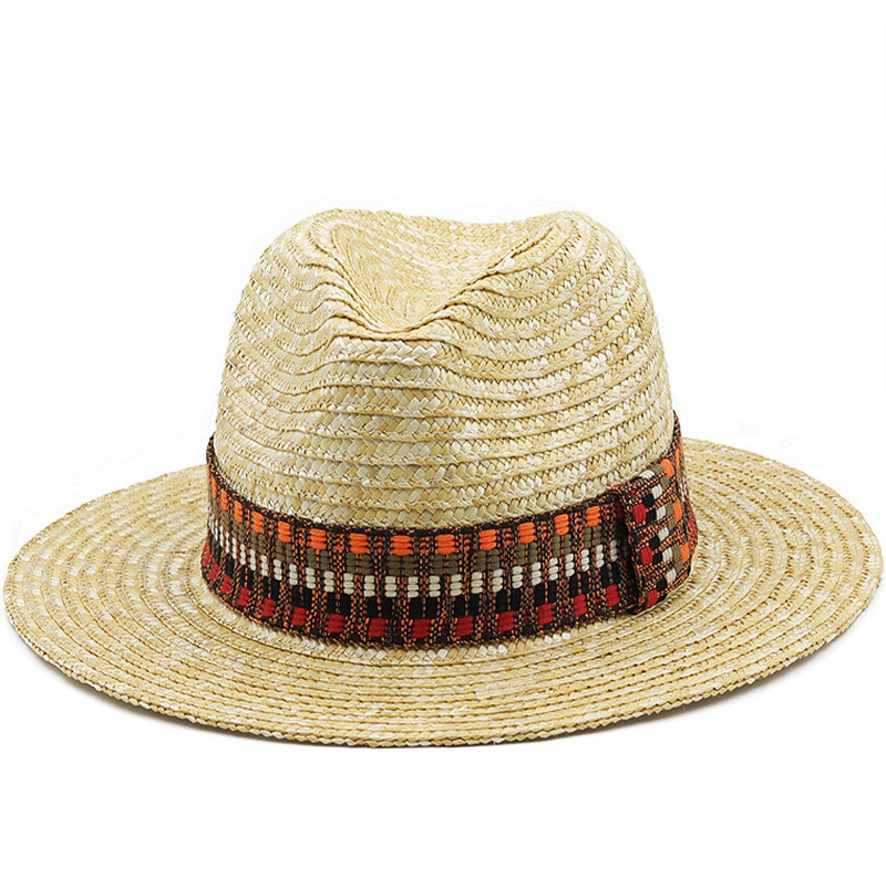 Herre Beach Wheat Straw Panama Sun Hat