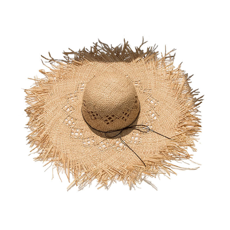 Ny ankomst Lady Light Weight Raffia sommersolhatt