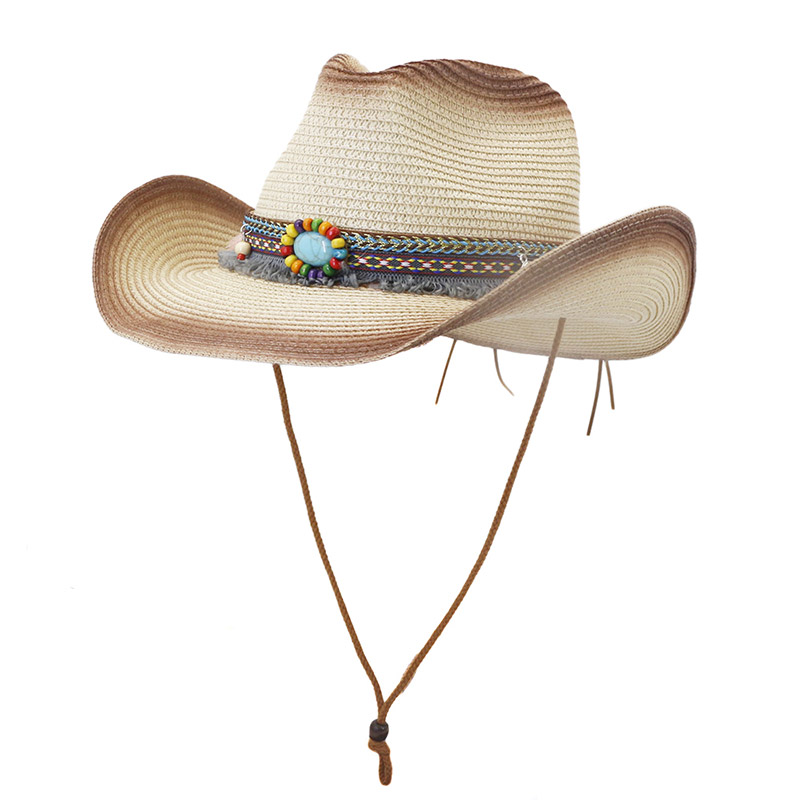 Sommer sol strå cowboyhatt